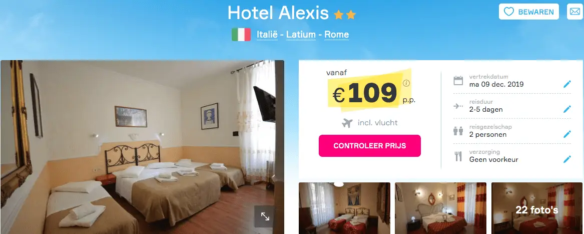 Hotel-alexis-rome-italie-screenshot