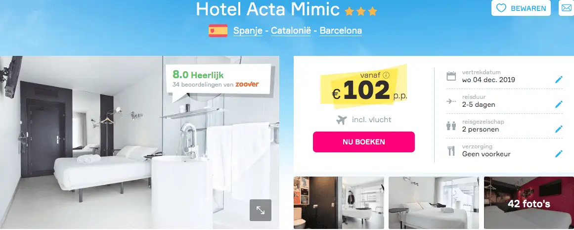 Hotel-acta-mimi-barcelona-spanje-screenshot