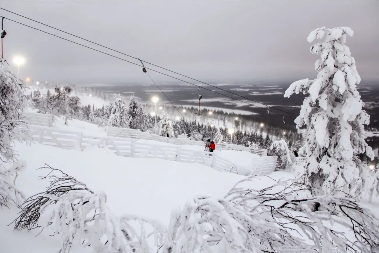Sneeuw-Lapland