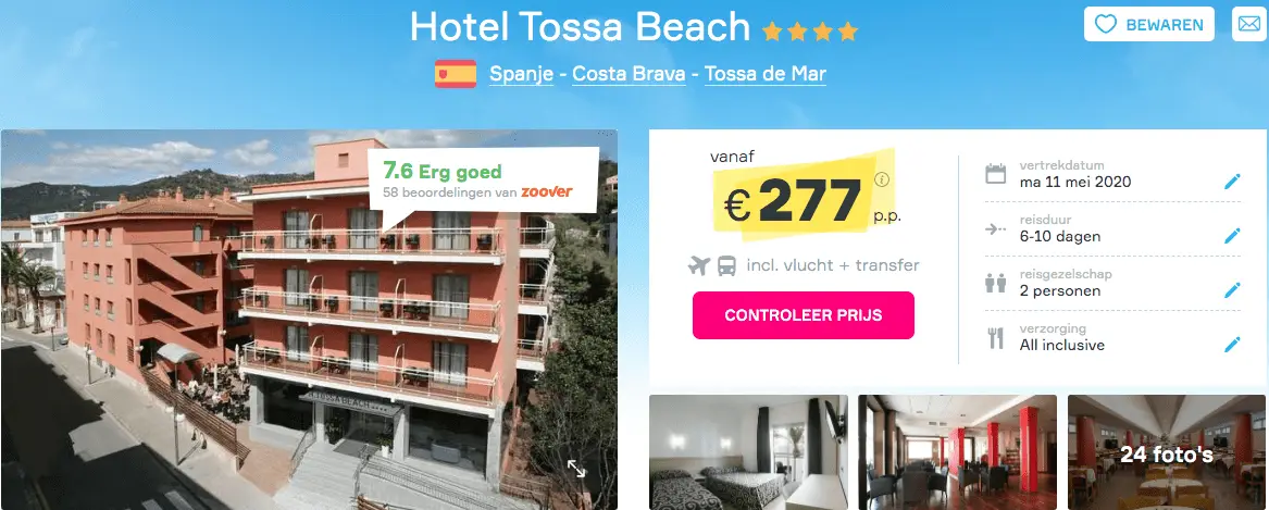 Hotel-tossa-beach-costa-brava-spanje-screenshot