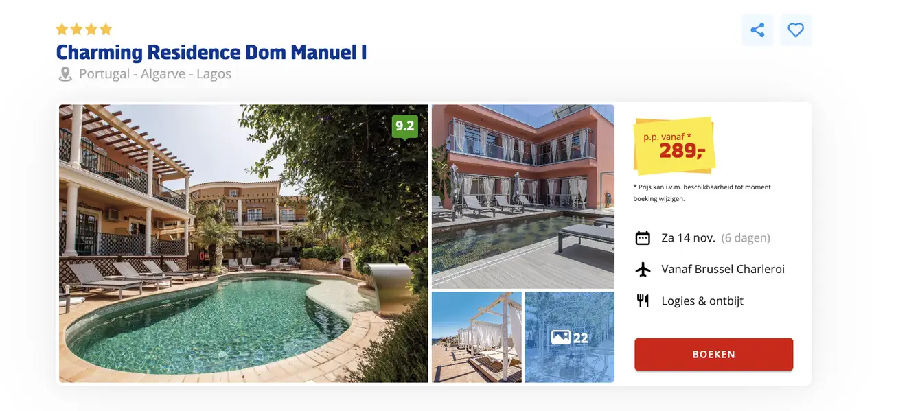 Boekingspagina Charming Residence Dom Manuel I op Prijsvrij