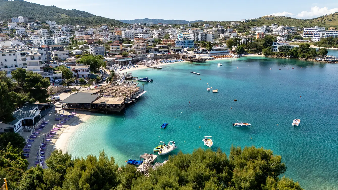 Strand van Ksamil