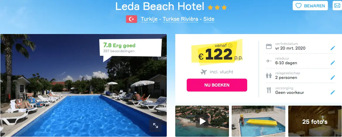 Leda-beach-hotel-side-turkse-riviera-turkije-screenshot