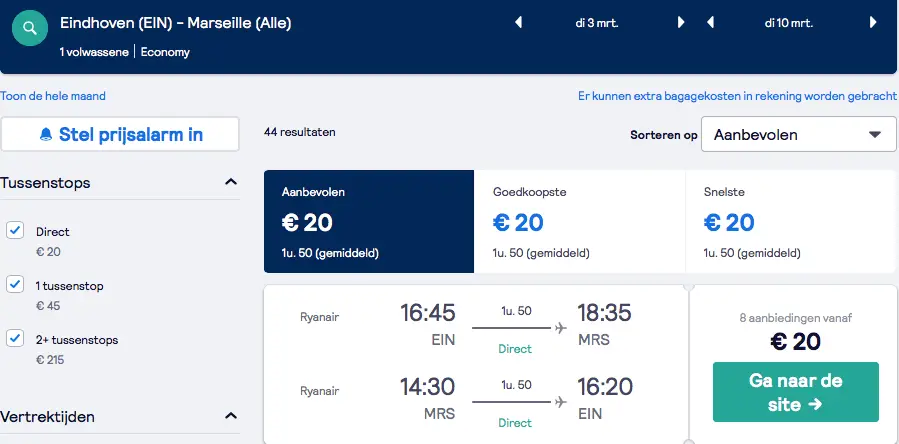 Vliegticket-eindhoven-marseille-screenshot