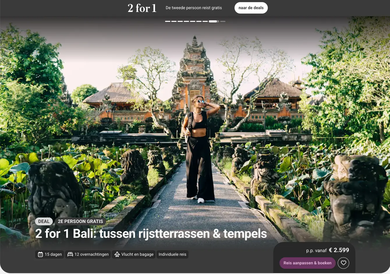 Journaway screenshot 2 voor 1 Bali rondreis 15 dagen voor €999 p.p.