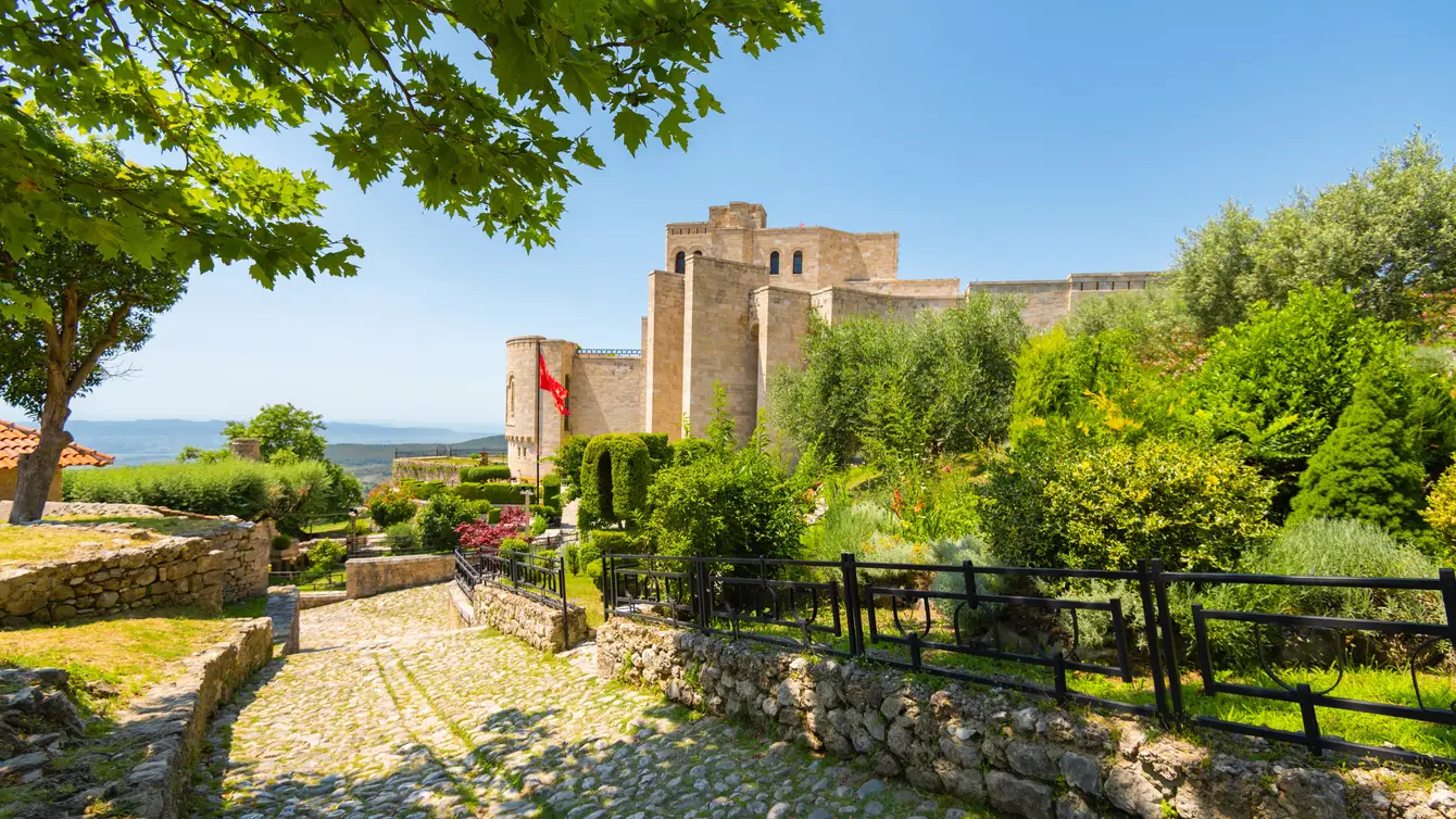 Kruje Kasteel Tirana Albanie