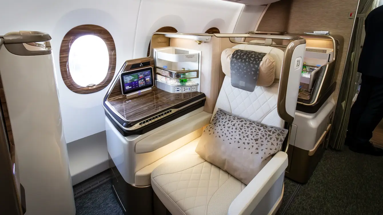 First Class vliegtuigstoel