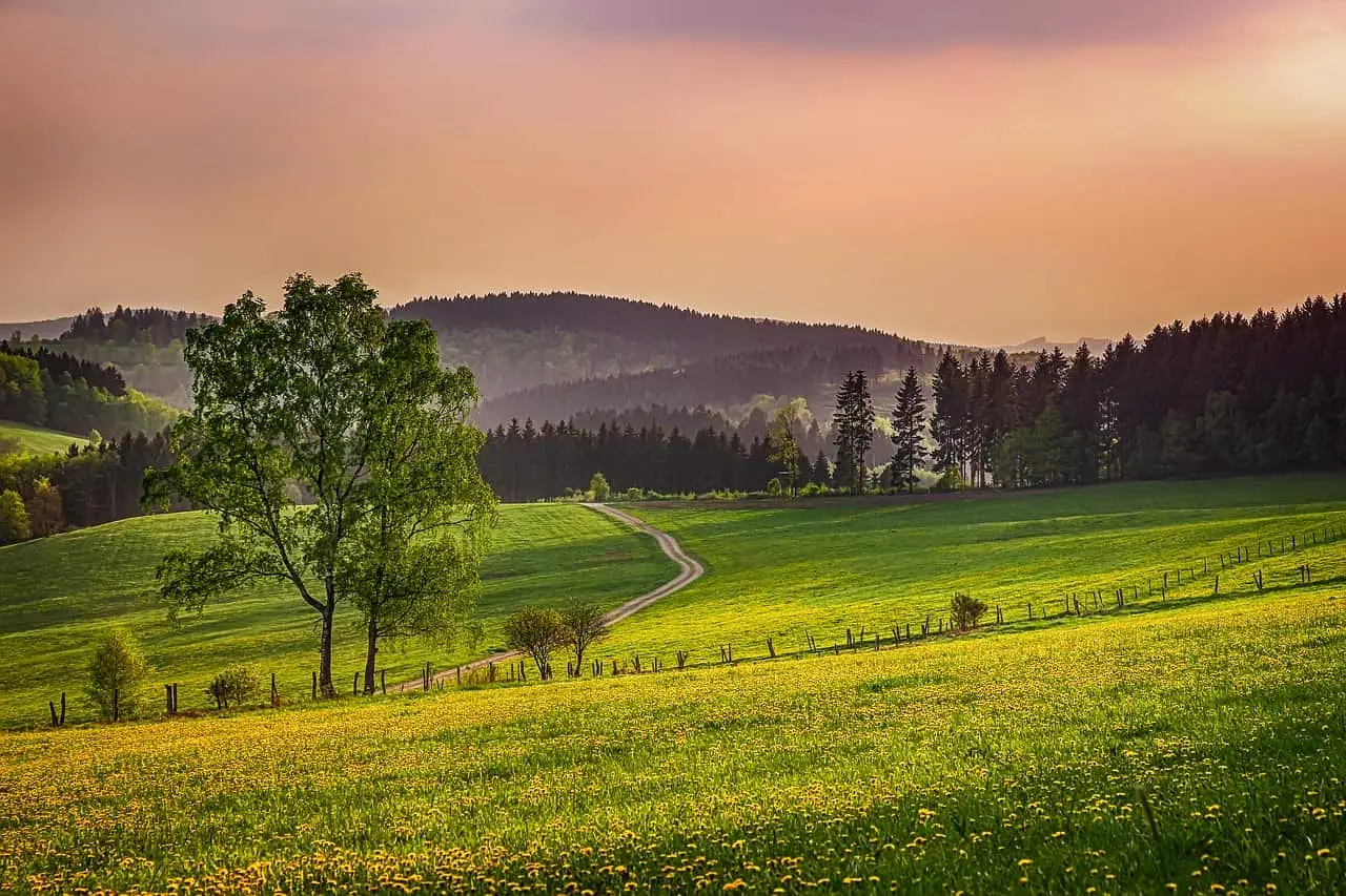 Het Sauerland in Duitsland