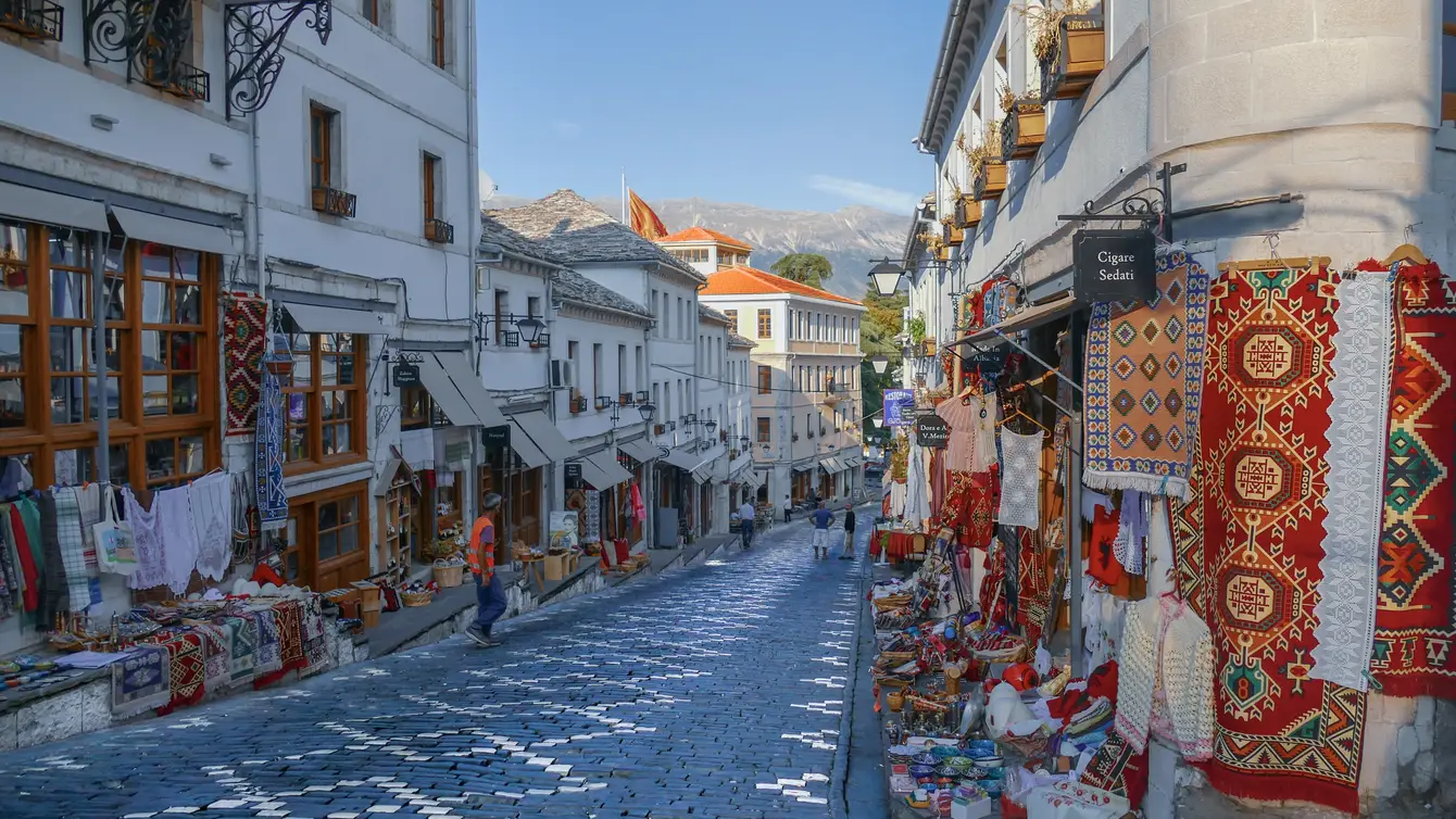 Gjirokaster in Albanie