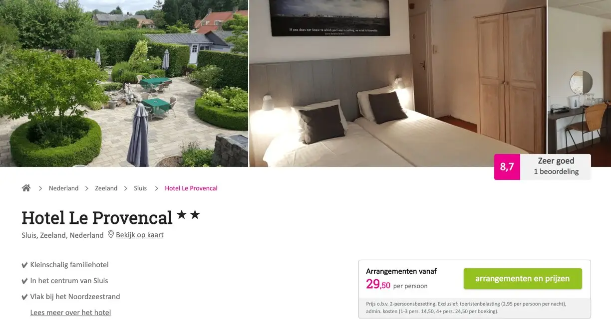 Deal-Hotel-Le-Provencal-Sluis