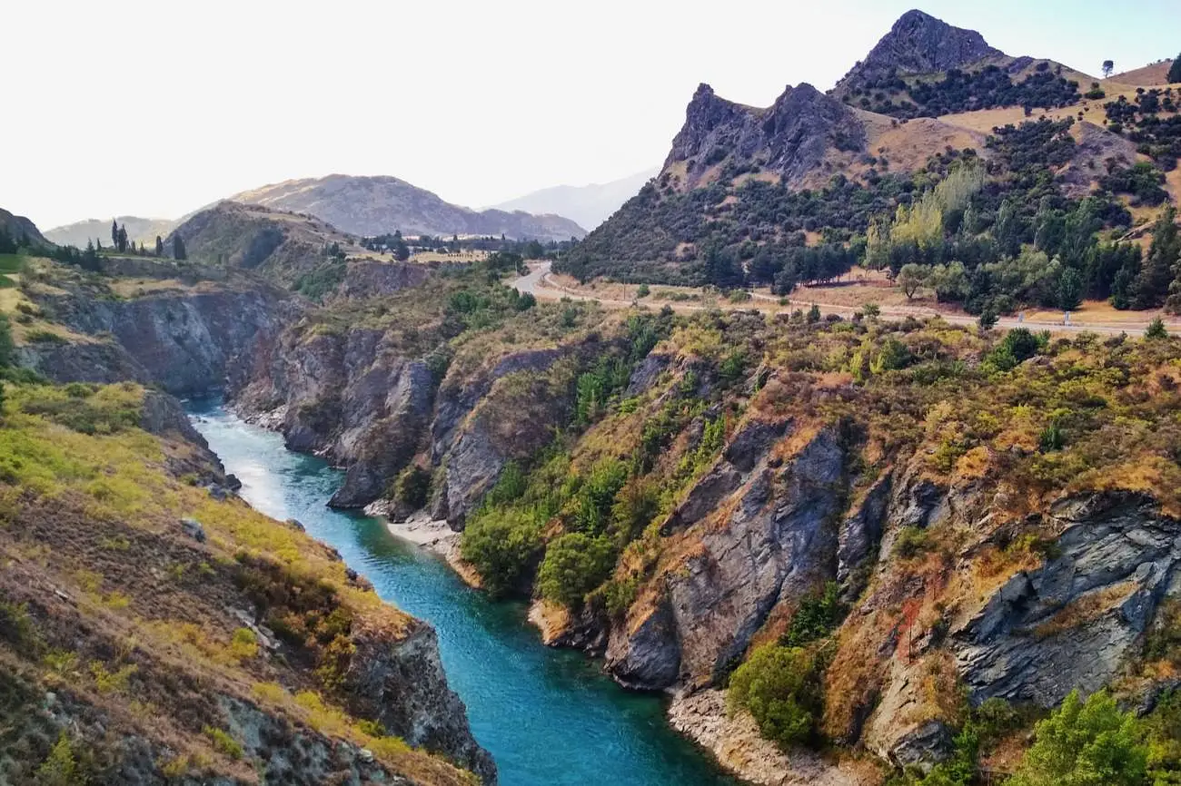 Waiau rivier gebruikt als rivier de Anduin