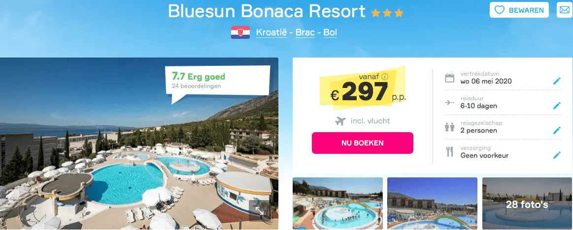 Bluesun-bonaca-resort-brac-kroatie-screenshot