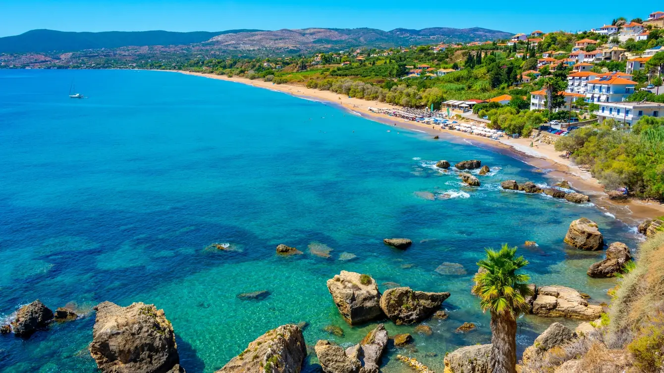 Zagka Beach, Peloponnesos, Griekenland