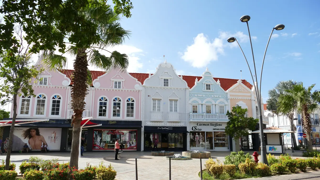 Oranjestad op Aruba