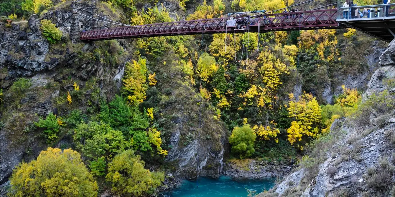 Kawarau Bridge, Queenstown, Nieuw-Zeeland