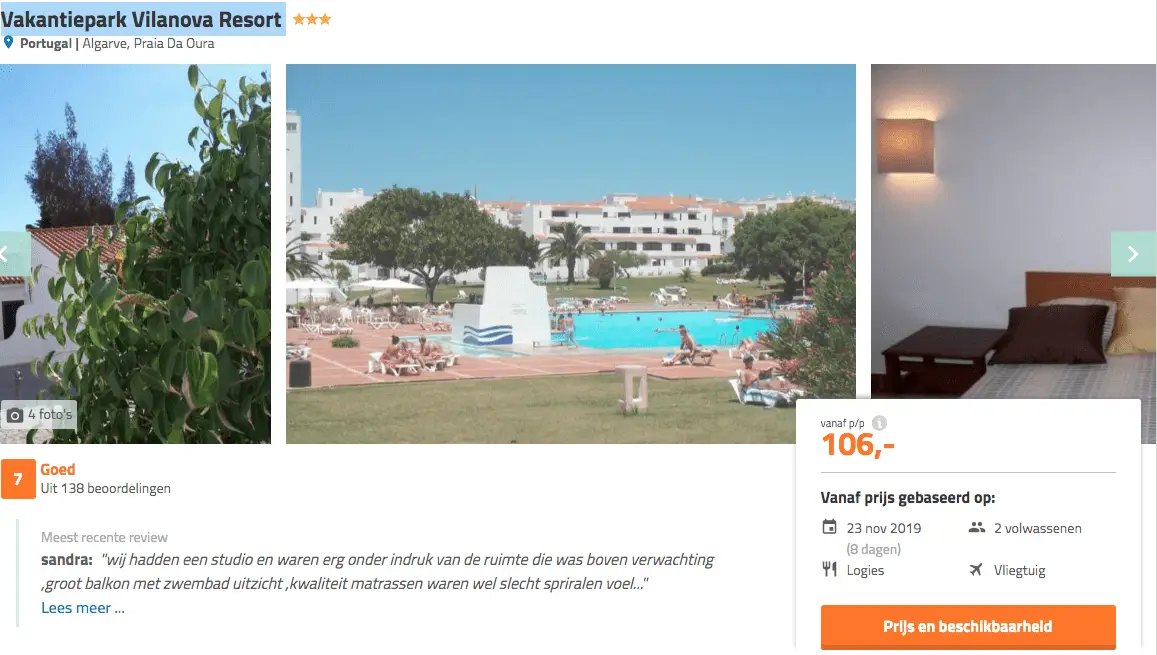 Vakantiepark_vilanova_resort_screenshot