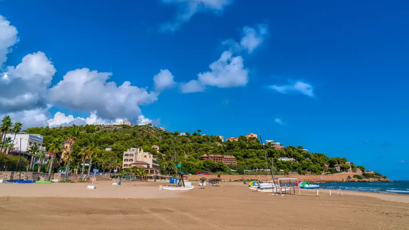 Benicassim beach Spain on the Costa del Azahar