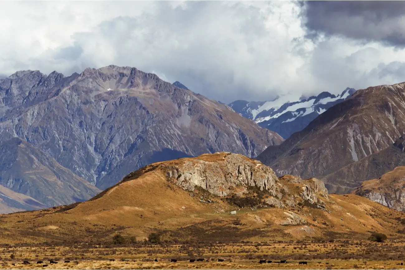 Mount Sunday locatie van Edoras