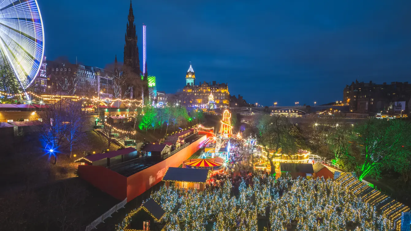 Edinburgh kerstmarkt