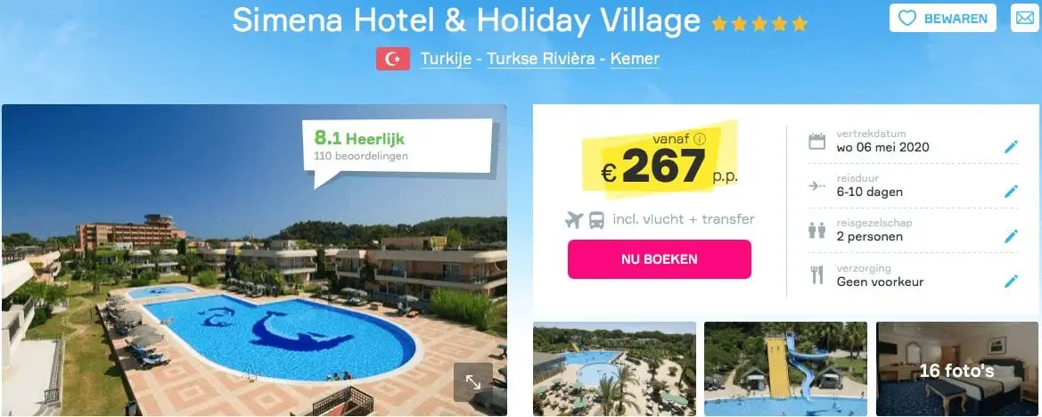 Simena-hotel-holiday-village-kemer-turkse-riviera-turkije-screenshot