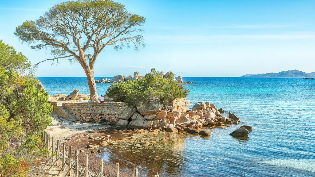 Palombaggia and Tamaricciu stranden Corsica