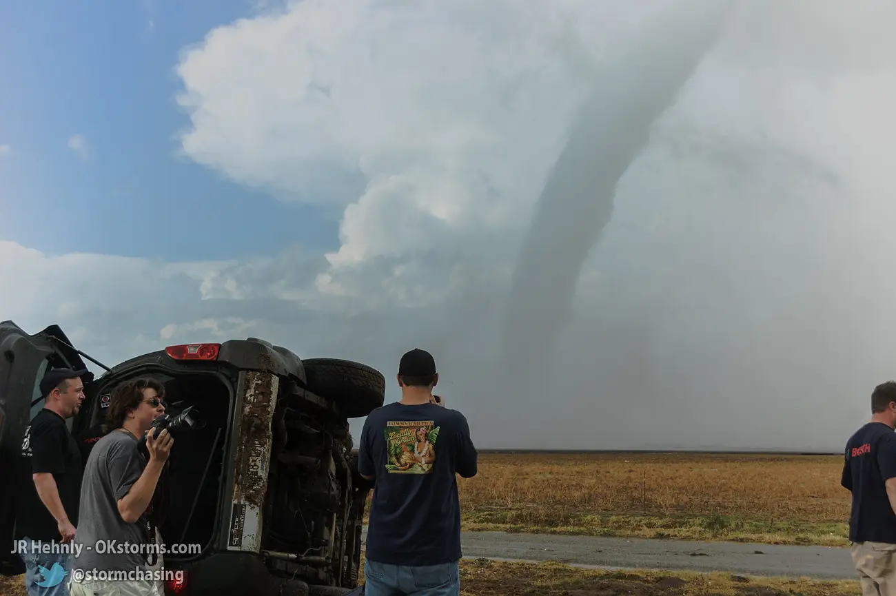 Storm chasers in actie