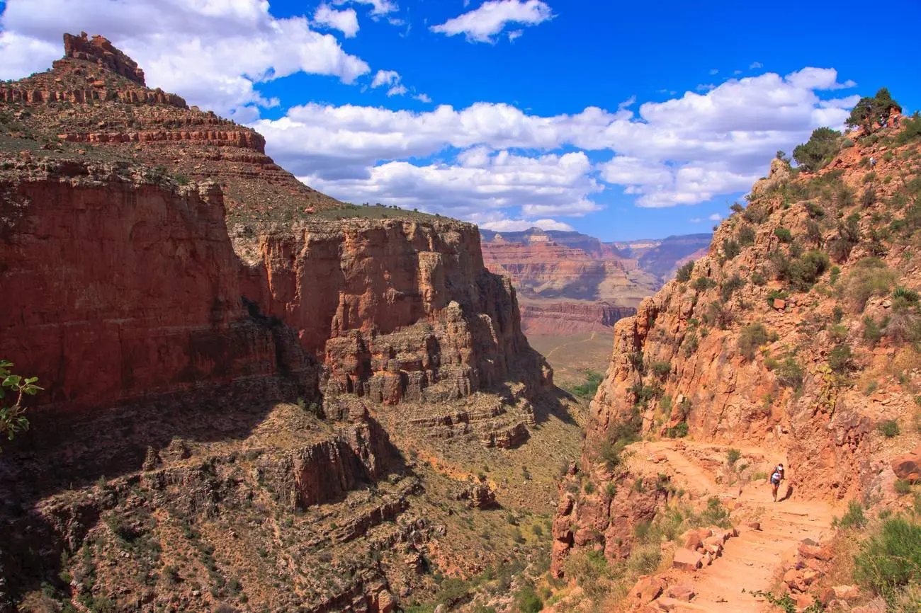 Wandelpad door Grand Canyon Arizona