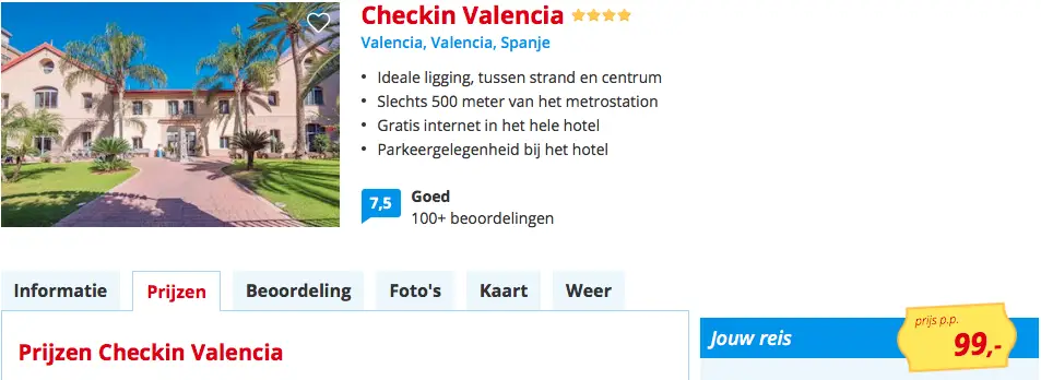 Checkin-valencia-spanje-screenshot