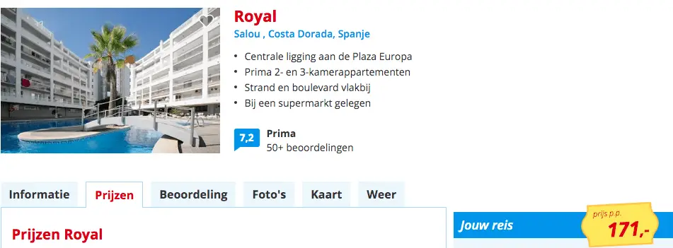 Royal-salou-costa-dorada-spanje-screenshot