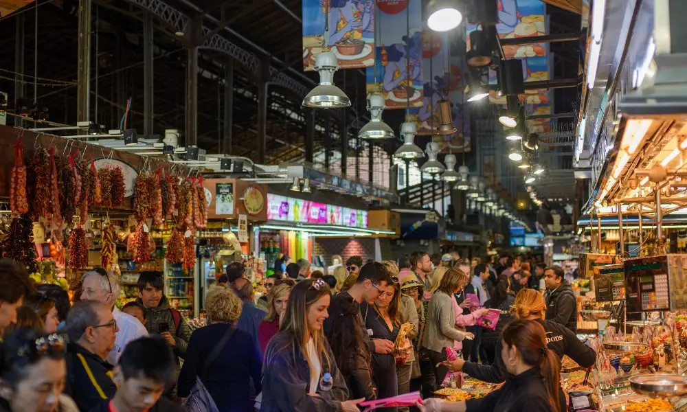 Kleurrijke versmarkt Mercat de la Boqueria