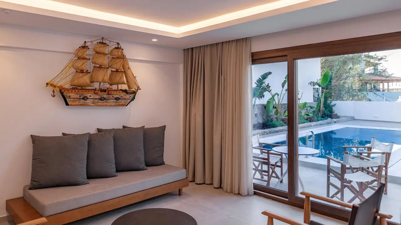 Mika Villas & Suites Kreta kamer