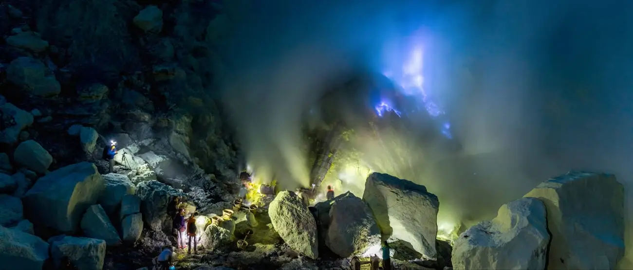 bizarre natuur Kawah Ijen Lake2