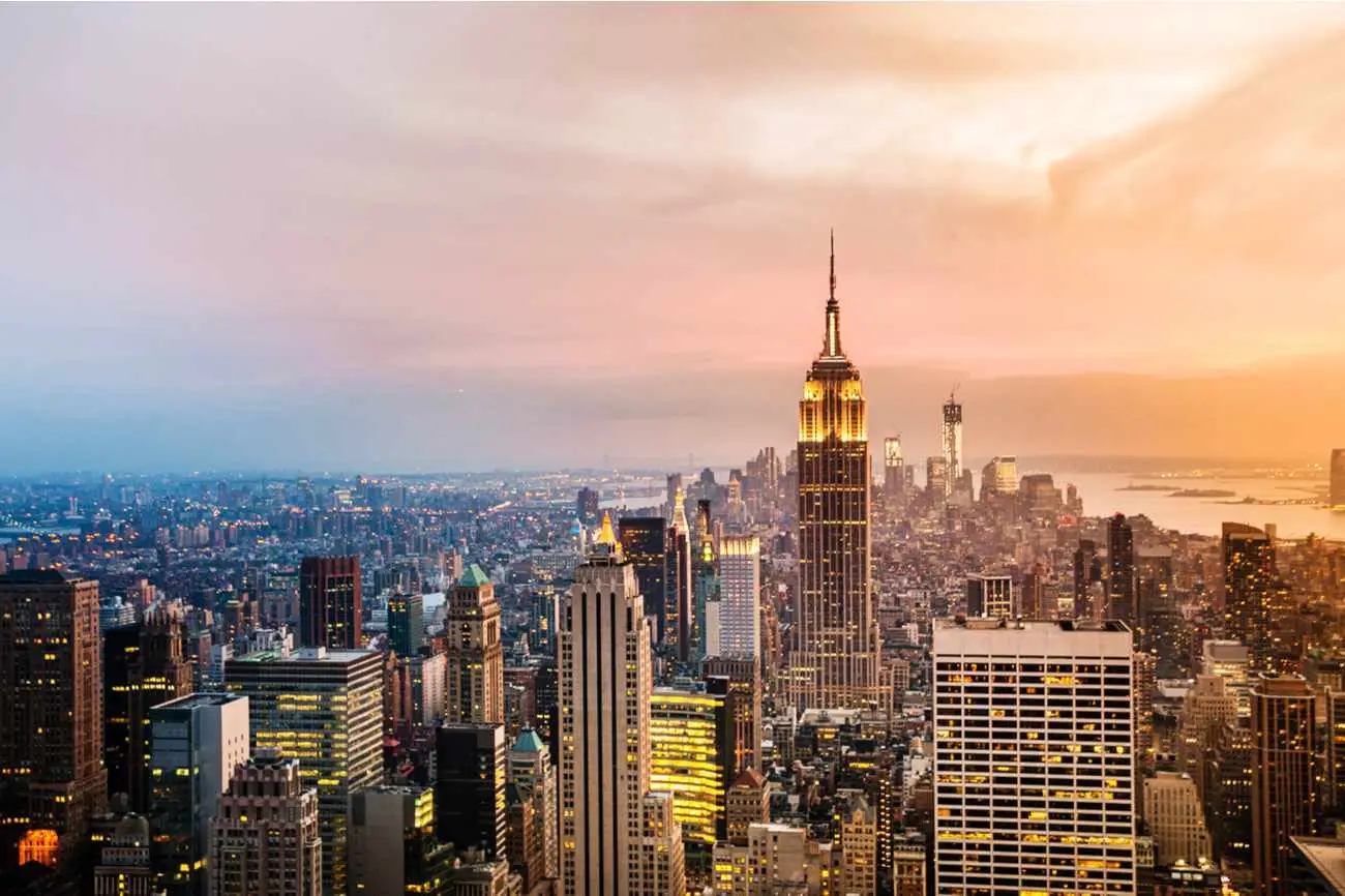 Manhattan skyline New York City