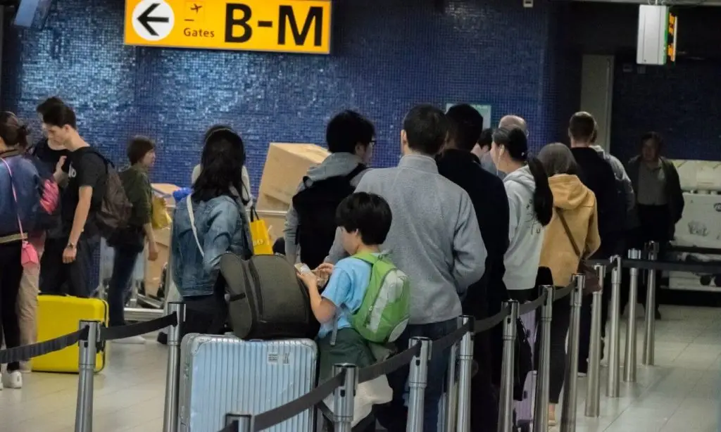 Tijdsloten bij Schiphol